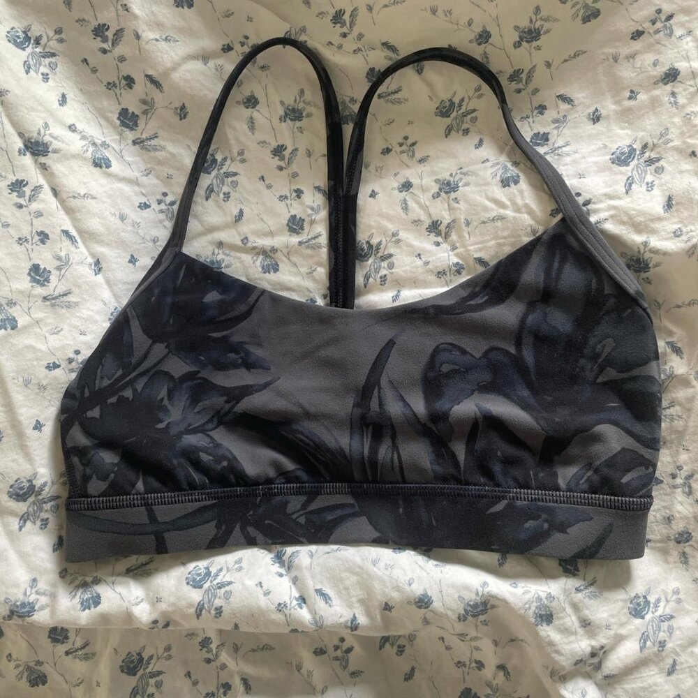 Lululemon floral sports bra